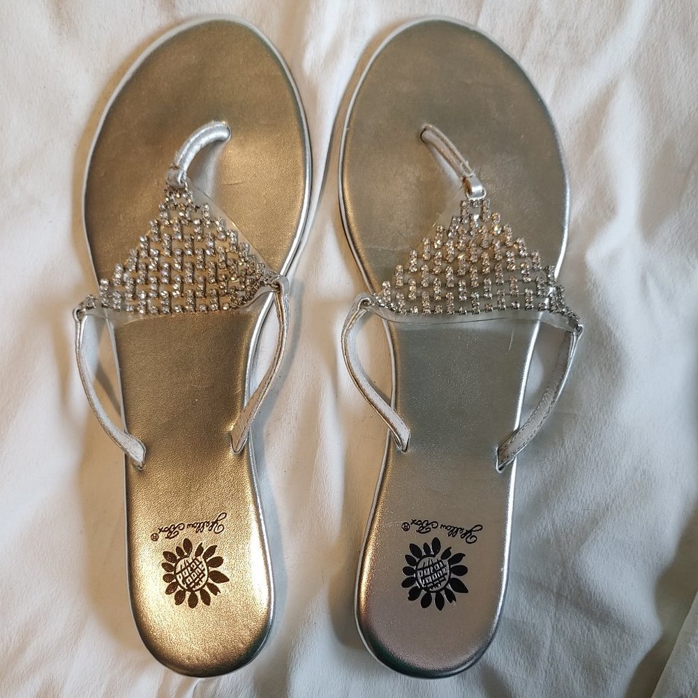 Sliver Diamante Sandals